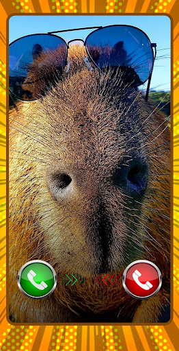 Capybara Funny calling Screen 2