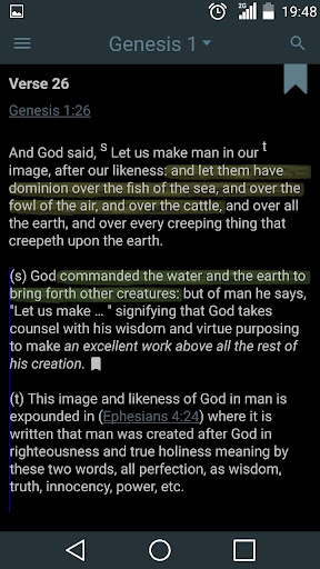 Screenshot of Geneva Study Bible