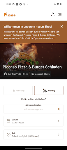 Piccaso Pizza Burger Schladen Screenshot 1 - AppWisp.com