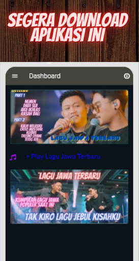 Android application Lagu Jawa Terbaru screenshort