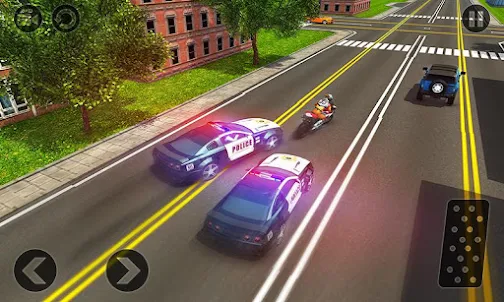 Motorbike Escape Police Chase