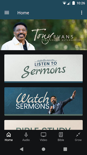 Android application Tony Evans Sermons screenshort