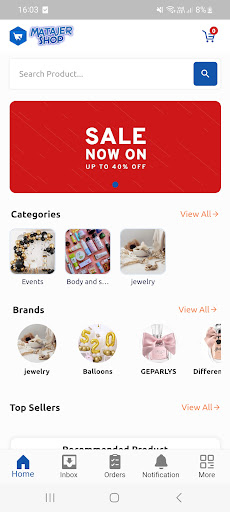 Android application Matajer Shop - متاجر شوب screenshort