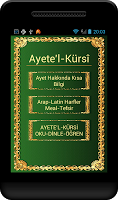 screenshot of Ayetel Kürsi Ezberle ve Öğren