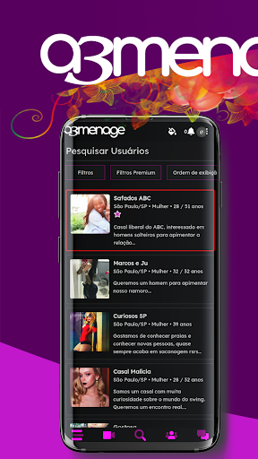 Android application A3Menage - Dating and Swing screenshort