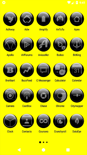Grey Glass Orb Icon Pack Screen 2