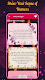 screenshot of Romantic Love Messages SMS App