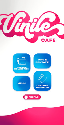 Android application Vinile Cafe screenshort