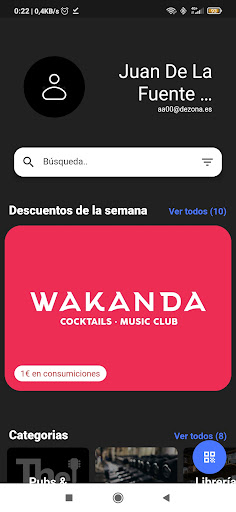 Android application Dezona screenshort