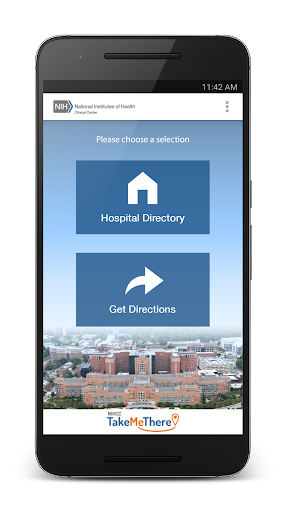 Android application NIHCC Take Me There screenshort