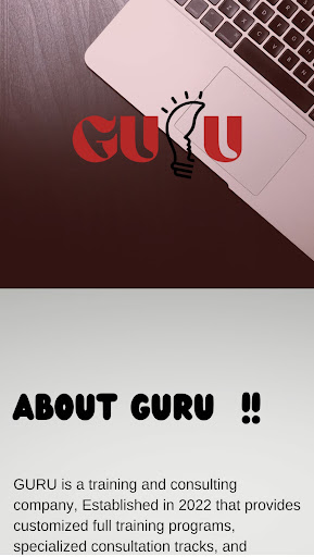 Android application Guru screenshort
