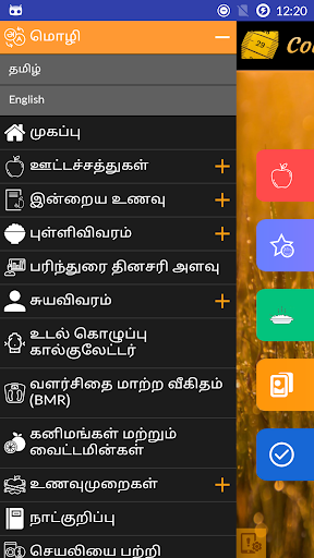 Count on Calories Tamil Screen 2