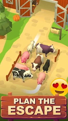 Farm Animal Parking Jam Puzzle - Screenshot 1