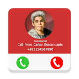 Call From Carlos Descendants Prank,Call simulator icon