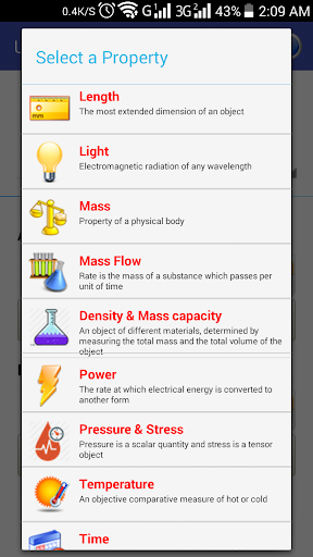 Unit Converter Screen 2