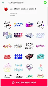 Good Morning & Night Stickers
