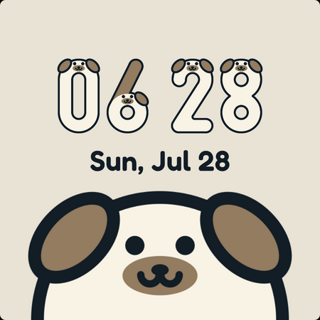 Dog Watch Face Screen 3