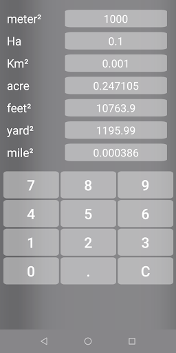 Units Converter Screen 3