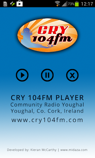 Android application CRY 104FM Radio Player screenshort