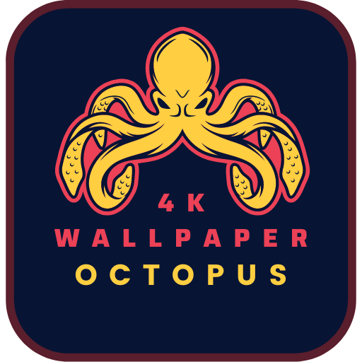 Octopus wallpapers 4k logo