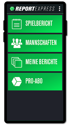 Android application ReportExpress screenshort