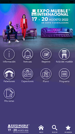 Android application Expo Mueble Intl. screenshort