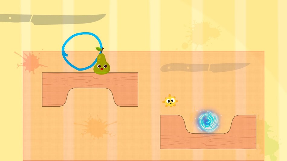 #4. Fruit Escape: physics puzzle (Android) Által: ALMA Games Studio