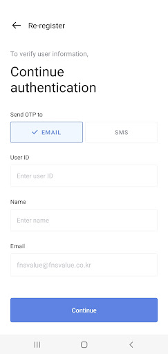 BSA Authenticator Screen 3