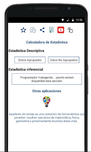 Vista previa de la aplicación