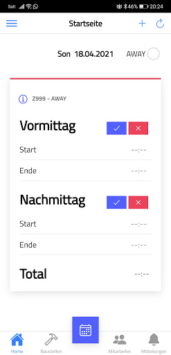 Siegfried Bau APP Screen 2