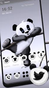 Imágen 5 Cute Panda Theme android