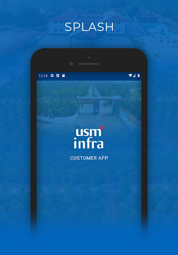 Android application USM Infra Customer screenshort