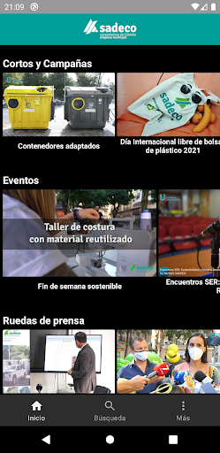 Android application Sadeco TV screenshort