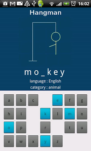 Hangman(multi languages) Screen 3