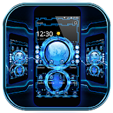 Technology Blue 3D Theme icon