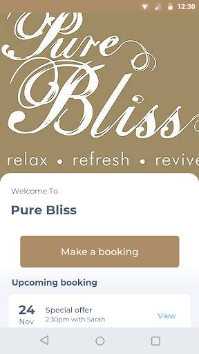 Android application Pure Bliss screenshort