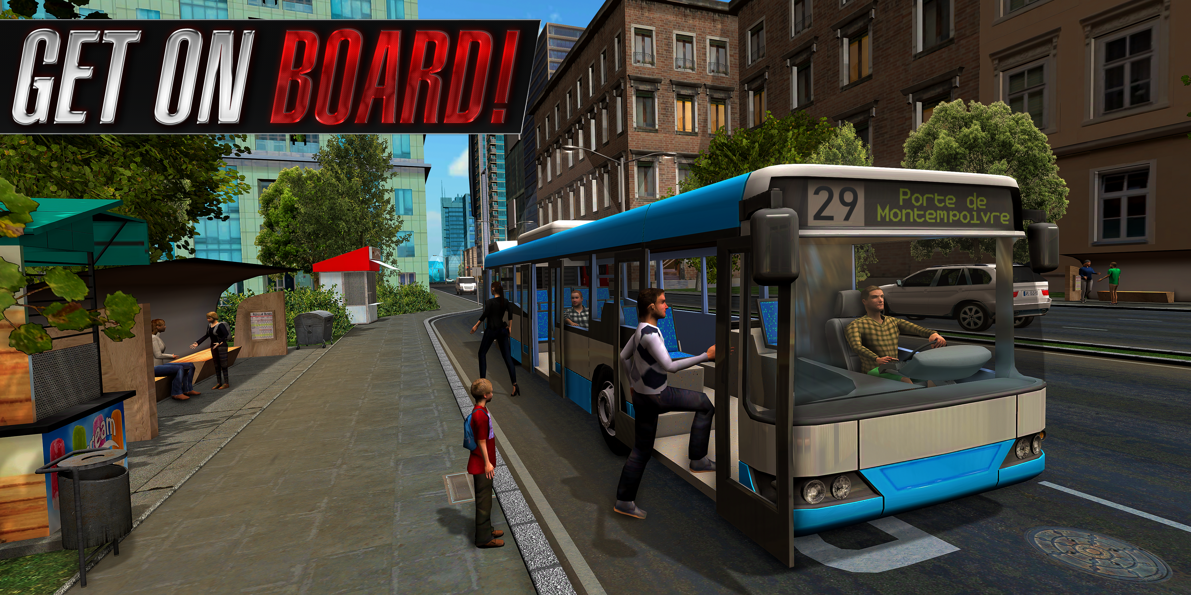 Android application Bus Simulator: Original screenshort