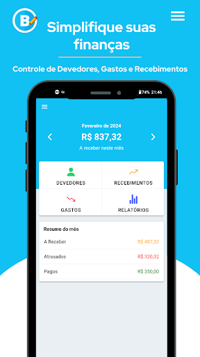 Android application Bom Pagador screenshort
