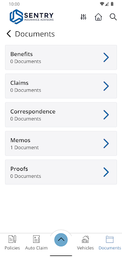 Sentry Insurance Advisors Screen 3