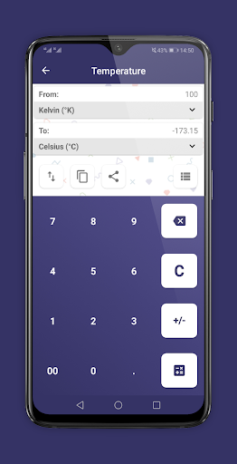 Unit Converter Screen 3