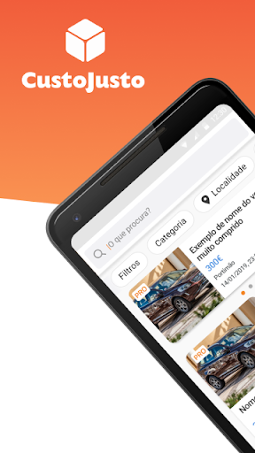 Android application CustoJusto screenshort
