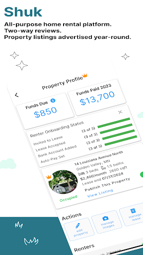 Android application Shuk Rental Marketplace screenshort