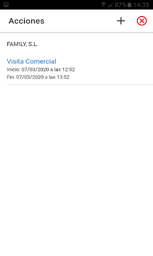 Android application SmartExitCRM screenshort