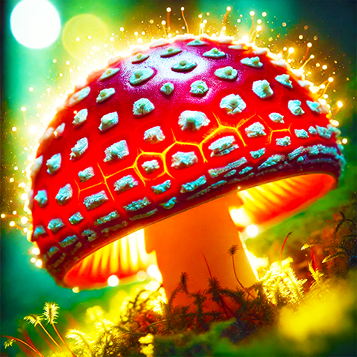 Mushroom wallpapers HD logo