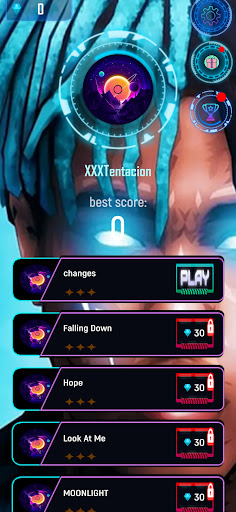 Android application XXXTentacion Tiles Hop screenshort
