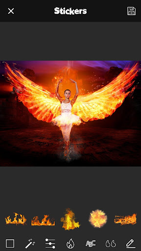 Fire Photo Effects Screen 2