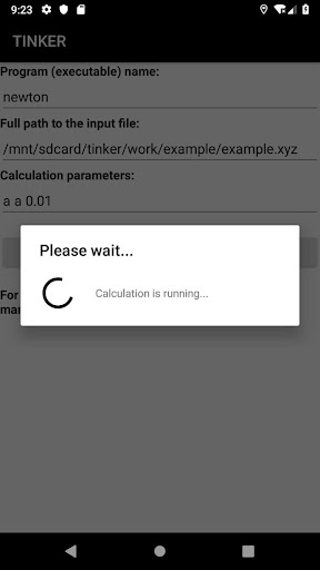 TINKER (x86_64) Screen 2