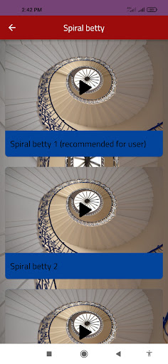 Android application Spiral betty screenshort