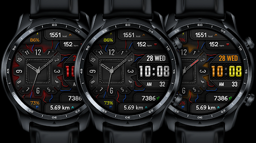 Hybrid AMIRATO WD42 Watch face