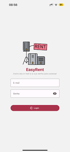 Android application EasyRent screenshort